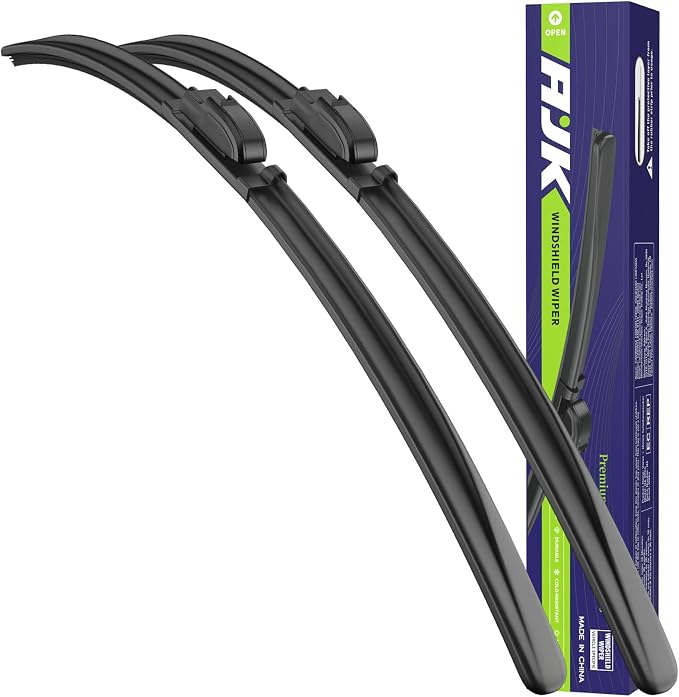 AJK Front Windshield Wipers for Cadillac CT4 2020-2025 (22"+18") | All-Weather OEM Quality Automotive Replacement Wiper Blades for My Car – Driver and Passenger Side Windows