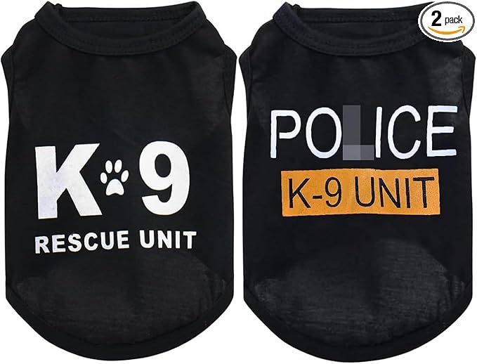 2Pack Dog Clothes for Small Dog Boy Puppy Shirt for Chihuahua Yorkies Summer Pet Dog Cat Breathable Comfortable Cute Vest Apparel