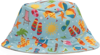 THE WORTHY DOG Life's a Beach Bucket Hat for Dogs – Lightweight Pet Sun Hat with Adjustable Chin Strap, Soft Brim & Bright Colors - Green, X-Large