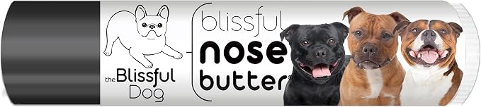 Staffordshire Pitbull Terrier Unscented Nose Butter - Dog Nose Butter, 0.15 Ounce
