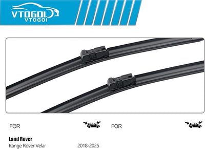 OEM Windshield Wiper Blades Replacement for Land Rover Range Rover Velar 2018 2019 2020 2021 2022 2023 2024 2025, All Weather Original Factory Quality Front & Rear Wipers Set 26"+19"+13" (Pack of 3)