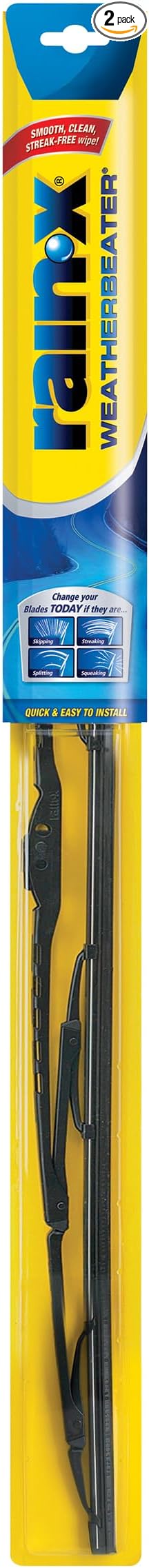 Rain-X 820150 WeatherBeater Wiper Blades, 20" Windshield Wipers (Pack of 2), Automotive Replacement Windshield Wiper Blades That Meet Or Exceed OEM Quality And Durability Standards