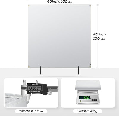 FLASLD Fireproof Lithium Battery Cover 40×40 inch, Fastest & Simplest Way to Isolate and Extinguish Small Fires, Fire Blanket for E-Scooter and E-Bike Grey