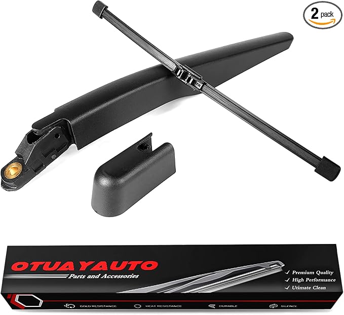OTUAYAUTO Rear Windshield Wiper Replacement for 2018-2023 Ford Expedition, Back Window Wiper Blade Arm Accessories, Wiper Cover Kits Assembly for Rear Windshield
