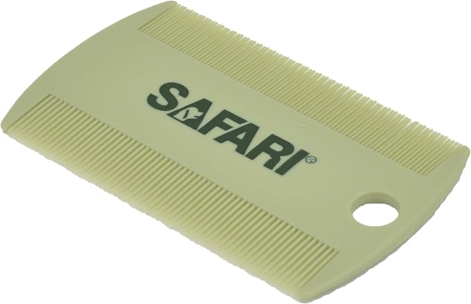 Coastal Pet Safari Double-Sided Grooming Comb - One Size Short Hair Dog Grooming Kit for Flea Prevention and Detection