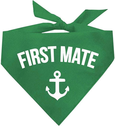First Mate Dog Bandana (Green, XS 264)