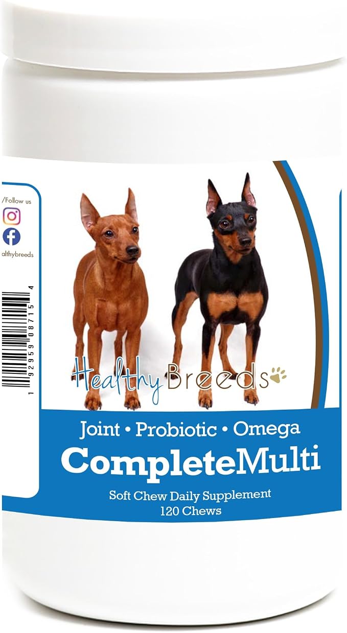 Miniature Pinscher All in One Multivitamin Soft Chew 120 Count