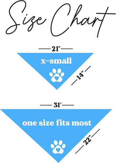 Salty Dog Dog Bandana 100% Cotton Adjustable Triangle Summer Vacation Beach Pool | Turquoise, One Size (100)