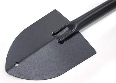 Bully Tools 14-Gauge Steel Trunk 33" Shovel with Poly-D Grip, Short Handle | Compact Garden Spade Mini Shovel for Camping, Car Emergency, Digging and Landscaping, 100% Made in USA