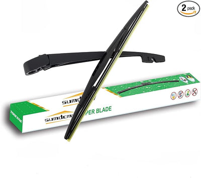 Rear Windshield Wiper Arm and Blade Replacement for Jeep Commander 2006 2007 2008 2009 2010 Back Windscreen Wiper