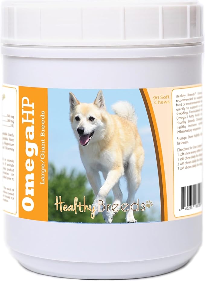 Norwegian Buhund Omega HP Fatty Acid Skin and Coat Support Soft Chews 90 Count