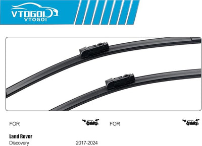 OEM Windshield Wiper Blades Replacement for Land Rover Discovery5 L462 2017 2018 2019 2020 2021 2022 2023 2024 2025, All Weather Original Factory Quality Front & Rear Wiper Set 24"+20"+13" (Pack of 3)