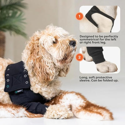 Suitical Recovery Sleeve Dog, Small, Black