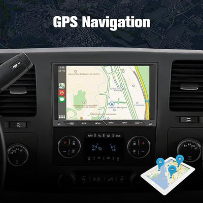 Android 13 Car Radio Stereo for Chevrolet Silverado GMC Sierra Yukon 2007-2013 with 2G RAM 64G ROM CarPlay Android Auto Bluetooth GPS