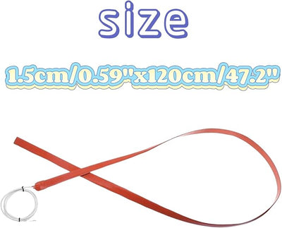 1.2m 150W 12V Silicone Heater Strip for Windshield Screen Wiper Thermal Heating Pads Flexible Silicone Heater (1 piece)