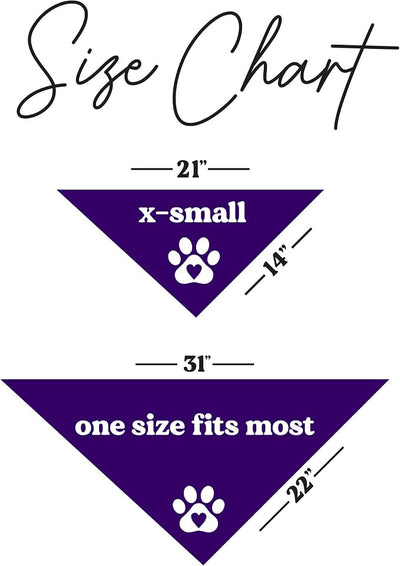 Boat Security Dog Bandana | 100% Cotton Adjustable Triangle | Made in USA | Boat Lover | Captain | Beach | Lake | Funny Outfit Prop Photoshoot | Purple, X-Small (243)