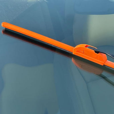 OEM QUALITY 26" + 22" PARRATI Premium All-Season Orange Windshield Wiper Blades (Set of 2)
