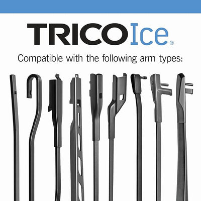 TRICO ICE Wiper Blade 28 inch Fits Select Ford, Nissan, Toyota, Dodge, Honda, Hyundai, Chrysler, Chevrolet, Mercedes-Benz, Kia, Tesla, BMW, Plymouth, Cadillac, Model Years (35-280) (Pack of 2)