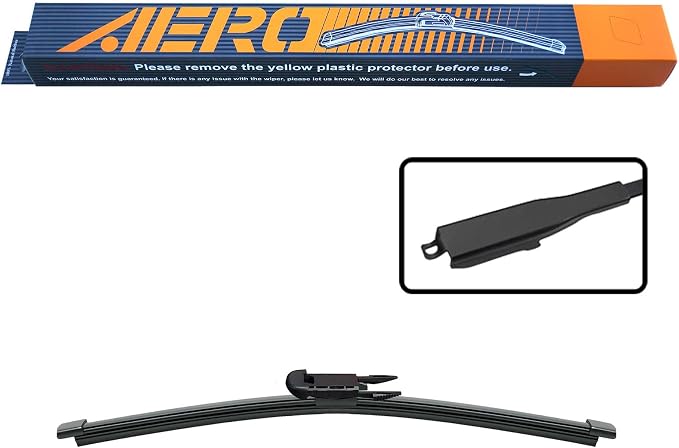 AERO 16" I&L/Pinch-Tab Rear Windshield Wiper Blade, All-Season OEM Repplacaemnt, Easy DIY Installation