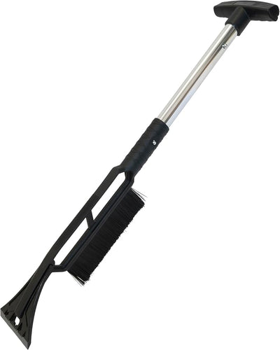 True Temper 3-in-1 Emergency Shovel for Car or Truck, Foldable with Ice Scraper, Ice Brush, Compact Storage for Vehicle or Hiking, Use in Snow, Dirt, Ice, or Gravel