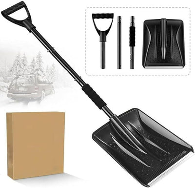 Car Snow Removal Shovel 44inch Three-in-one Stainless Steel Ice Removal Shovel Detachable Retractable Car Snow Removal Brush Car Snow Shovel