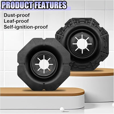 YoRise Car Windshield Wiper Arm Hole Protector Cover, Silicone Wiper Pivot Guards, Front Wiper Dust Anti-Blockage Cover, Car Exterior Accessories for Most Cars, SUVs, Trucks (4PCS)