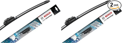 Bosch Automotive Wiper Blade, 24CA Clear Advantage, 24" | Beam Style | Pack of 2
