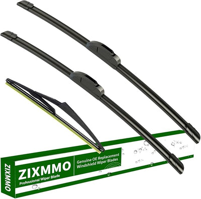 3 wiper blades Replacement for 2008-2013 Nissan Rogue windshield wipers | Replacement Original Equipment,Premium All-Seasons,Front & Rear,26"+14"+12"(Set of 3) J HOOK