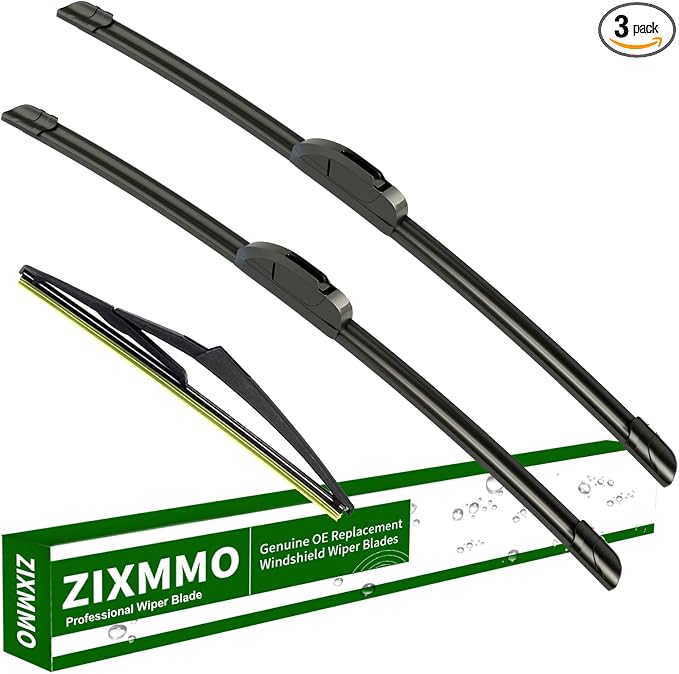 3 windshield wiper blade Replacement for 14-2023 Rogue,2013-2021 Pathfinder | 2014-2020 Infiniti QX60,Replacement Original Equipment,Premium All-Seasons,Front & Rear,26"+17"+12"(Set of 3) J HOOK