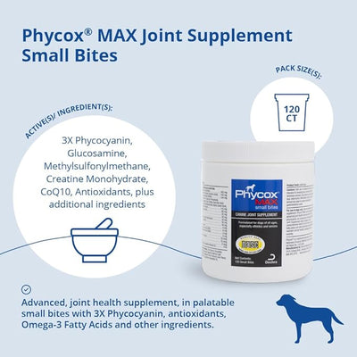 MAX Dog Joint Supplement Small Bites, 120 ct