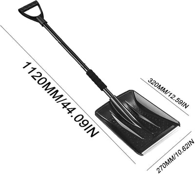 Car Snow Removal Shovel 44inch Three-in-one Stainless Steel Ice Removal Shovel Detachable Retractable Car Snow Removal Brush Car Snow Shovel