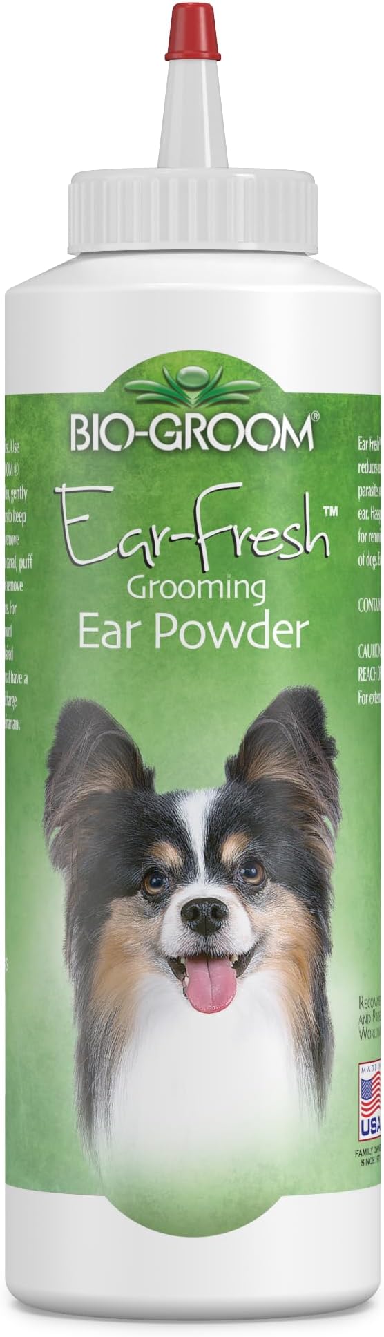 Ear-Fresh Dog Grooming Ear Powder - Cleaning And Grooming Products For Cats & Dogs, Pet Bathing Supplies, Puppy Wash, Cruelty-Free, Made In Usa, Powder For Animals - 85 G 1-Pack