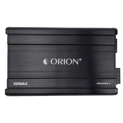 Orion Cobalt Series CBA2000.4 High Efficiency 4-Channel Class A/B Amplifier for Car Audio Stereo - 2000W Max, 300W RMS, 2/4 Ohm Stable, Adjustable Low/High Pass, Bass Boost, MOSFET Power Supply