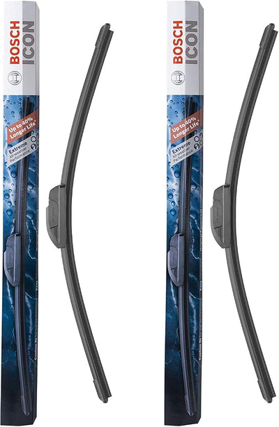 BOSCH 26A20A ICON Beam Wiper Blades - Set of 2 Blades (26A & 20A) | Driver and Passenger Side; Extreme All-Weather Performance and Up to 40% Longer Life