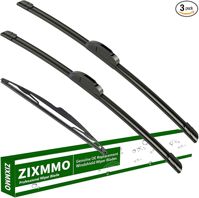 3 wiper blades Replacement for 2010-2015 Hyundai Tucson windshield wipers | Replacement Original Equipment,Premium All-Seasons,Front & Rear,24"+16"+12"(Set of 3) J HOOK