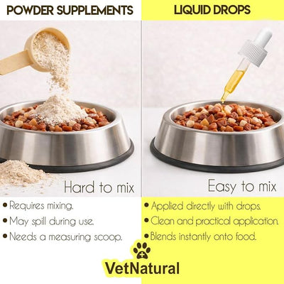 VetNatural Advanced Vision Formula for Dogs, Bilberry Extract + Lutein + Zeaxanthin, Supports Clear Vision & Helps Support Eye Clarity in Dogs with Cloudy-Looking Eyes, 50ml (1.69 fl oz)