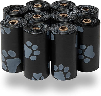 Best Pet Supplies Dog Poop Bags for Waste Refuse Cleanup, Doggy Roll Replacements for Outdoor Puppy Walking and Travel, Leak Proof and Tear Resistant, Thick Plastic - Assorted, 600 Bags