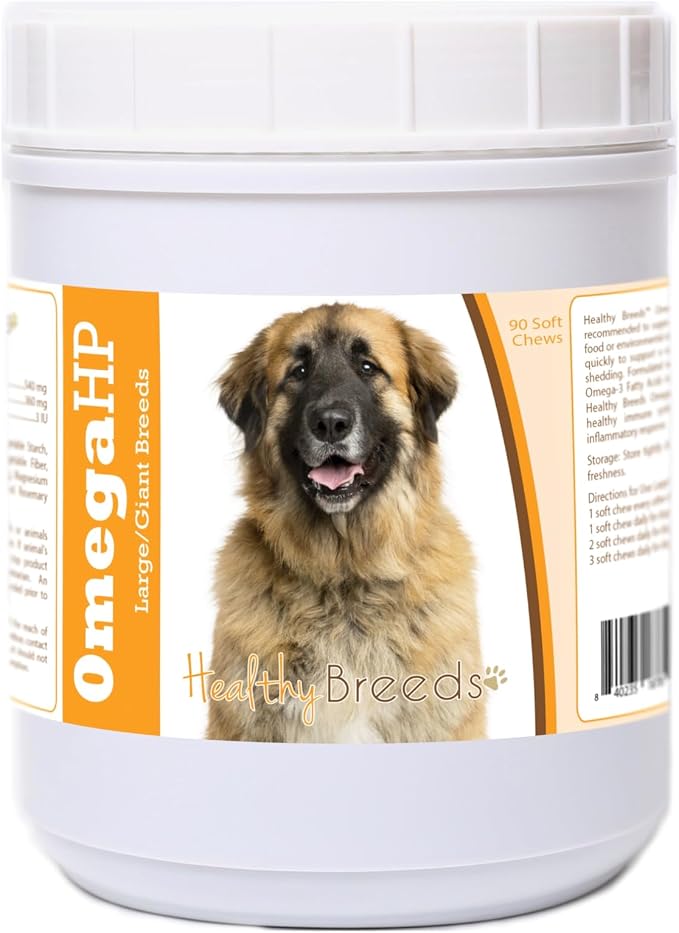 Leonberger Omega HP Fatty Acid Skin and Coat Support Soft Chews 90 Count