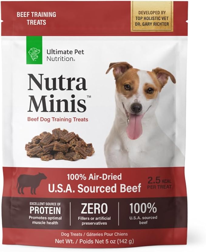 Nutra Minis Dog Air-Dried Training Treats (5 oz) (Beef)