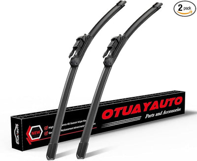 Windshield Wiper Blades Replacement for 2007-2013 Chevy Silverado | 1500/2500HD/3500HD Tahoe Suburban Avalanche GMC Sierra Yukon OTUAYAUTO All-Weather Performance 22"+22" Wipers (Pack of 2)