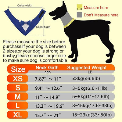 Formal Dog Tuxedo Adjustable Pet Collar with Bow, Small, Medium and Large Dog Wedding Clothing, Birthday Gifts