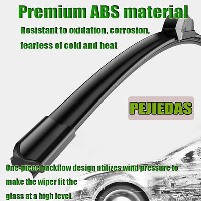 OEM Quality Front Wiper Blades, Replacement for 2013-2021 Toyota Land Cruiser,2009-2014 Acura TSX,2005-2015 Nissan Armada, OE Original Style (24 Inch + 22 Inch Front Wiper Blades)