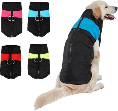 Winter Waterproof Windproof Dog Jacket - Warm Vest Coat for Small & Medium Dogs - Not Suitable for Big Dogs C-Pink 2X-Large