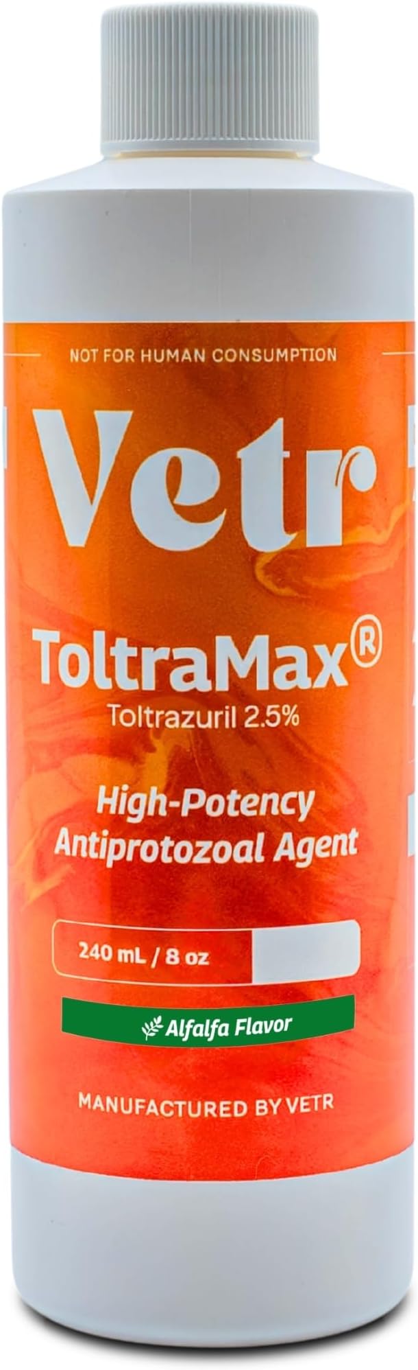 Toltrazuril 2.5% for Horses, Dogs, Cats, 240mL/8 Ounce, for Non-Food Chain Animals, Alfalfa