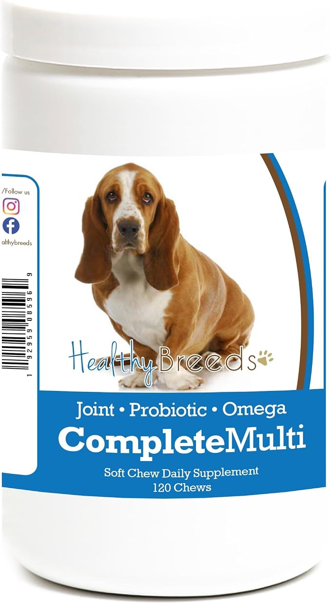 Basset Hound All in One Multivitamin Soft Chew 120 Count
