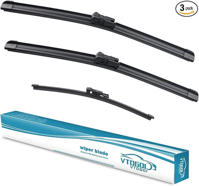 OEM Windshield Wiper Blades Replacement for Land Rover Range Rover Velar 2018 2019 2020 2021 2022 2023 2024 2025, All Weather Original Factory Quality Front & Rear Wipers Set 26"+19"+13" (Pack of 3)