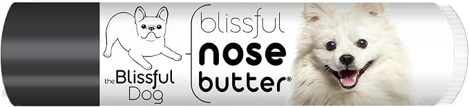 American Eskimo Nose Butter for Dry, Cracked Skin, Lick-Safe Dog Nose Balm with Moisturizing Shea Butter, Almond, Olive, and Essential Oils, Pet Supplies, Uncented, 0.15 oz.