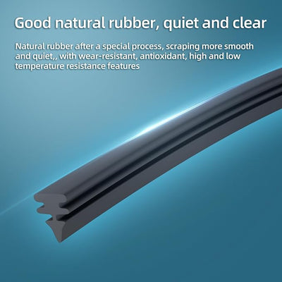 Windshield Wiper Blades Replacement for GMC Sierra 2007-2013 | OEM Quality 22-inch + 22-inch Premium (Pair for Front Windshield)