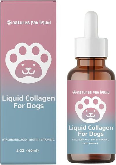 Collagen for Dogs, Healthy Skin & Coat, Supports Joint, Immune System & Hips - Collagen Supplement - 2 Fluid Ounces (1 Pack)