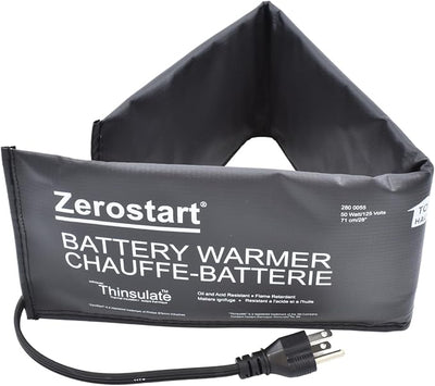 Zerostart 2800055 Electric Battery Blanket Battery Heater Wrap, 28-Inch | CSA Approved | 120 Volts | 50 Watts